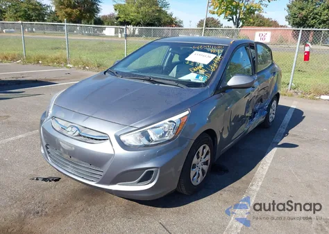 2016 Hyundai Accent Se z USA, uszkodzony, nr VIN KMHCT4AE2GU107135